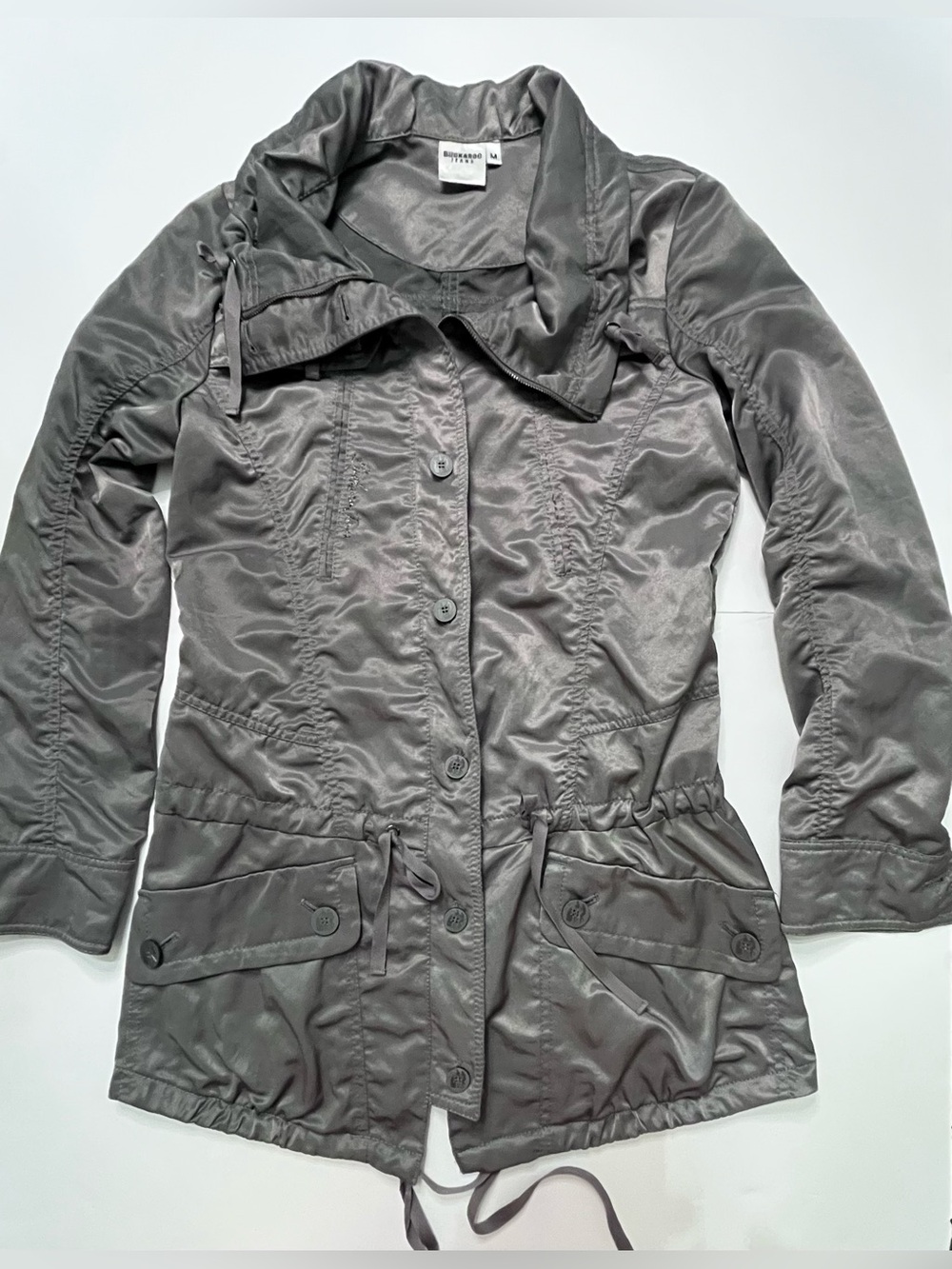 Buckaroo Jeans Gray Utility Funnel Neck Jacket M